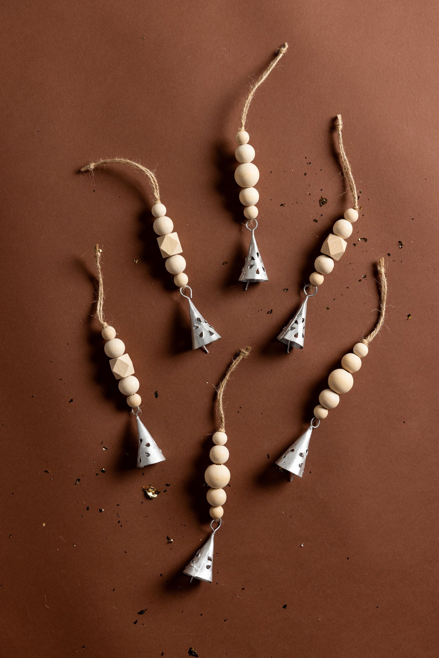 Silver Bells Ornament Set